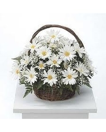 Grandma's Garden Basket Flower Arrangement