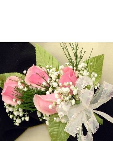 Sweetheart Rose Quad Wrist Corsage