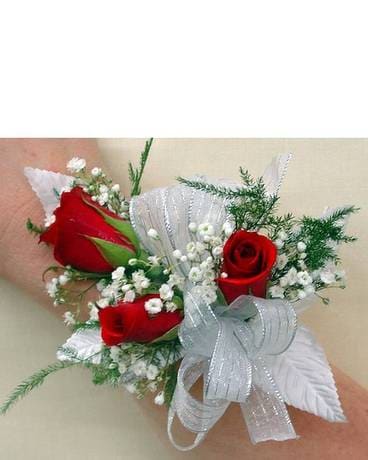 Red Sweetheart Rose Wrist Corsage
