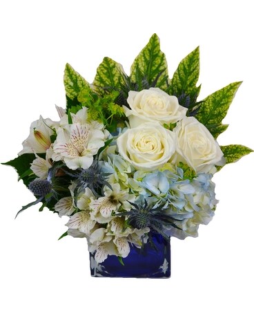 Sweet Baby Boy Flower Arrangement