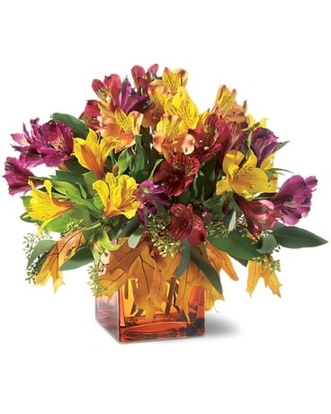 Autumn Alstroemeria Bouquet Flower Arrangement