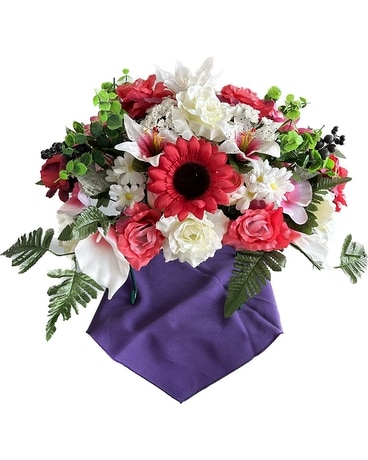 Beautiful Tribute - White Pink Flower Arrangement