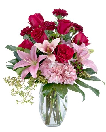 Muttontown - Muttontown Alluring Rose Flower Arrangement