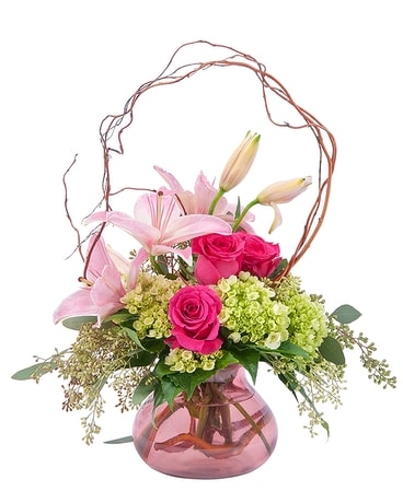 Huntington - Huntington Pleasing Pink Flower Arrangement