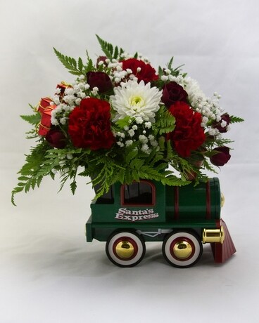 Christmas Express Flower Arrangement