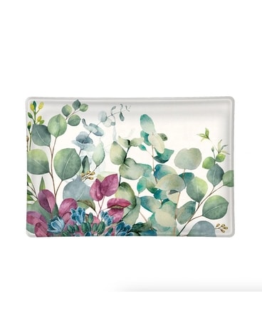Eucalyptus & Mint Glass Soap Dish Gifts