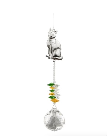 Cat Wishing Thread Flower Arrangement