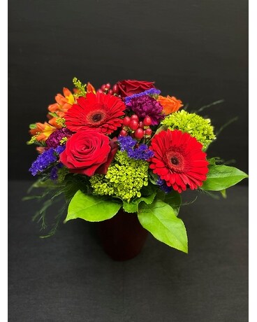 Jewel Tone Elegance Flower Arrangement