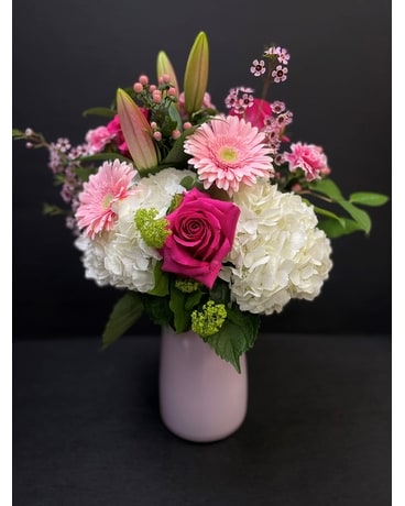 Blush Sensation Flower Arrangement