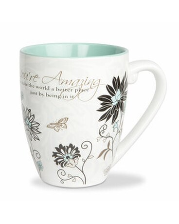 You're Amazing Mug Arrangement Flower Arrangement