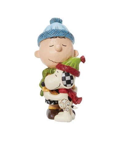 Jim Shore's Snoopy & Charlie Brown Hugging Gifts