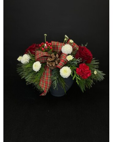 Holiday Elegance Flower Arrangement