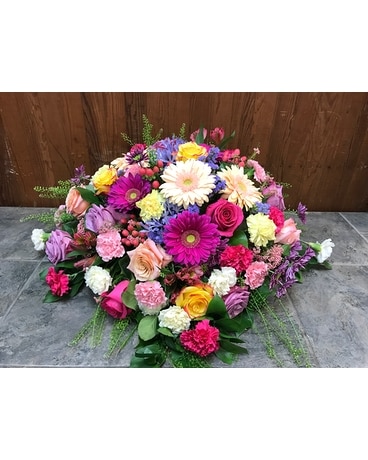 Casket Spray Flower Arrangement
