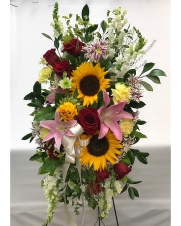 Standing Spray Flower Arrangement