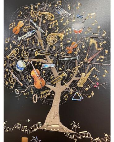 Bug Art Music Tree Gifts