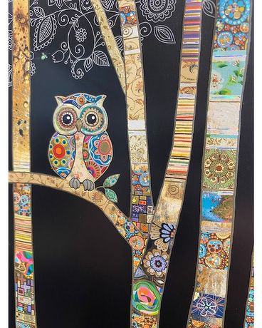 Bug Art Owl Birch Gifts