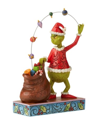 Grinch Juggling Gifts Into Bag Gifts