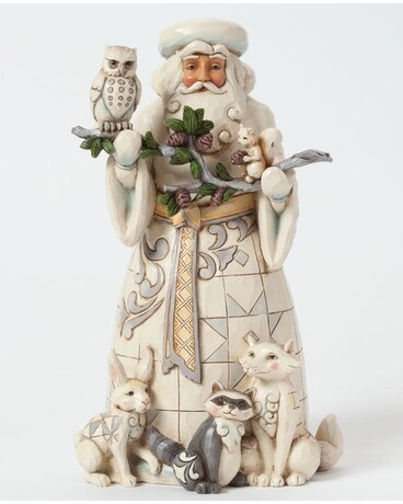 Woodland Santa with Animals Gifts