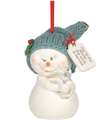 Joy to the World Wine Ornament Gifts