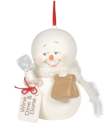 Wine Dine Done Ornament Gifts