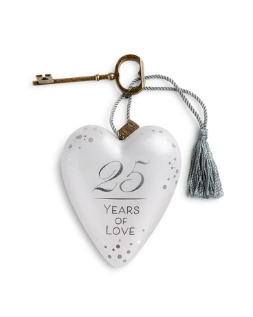 25 Years of Love Art Heart Gifts