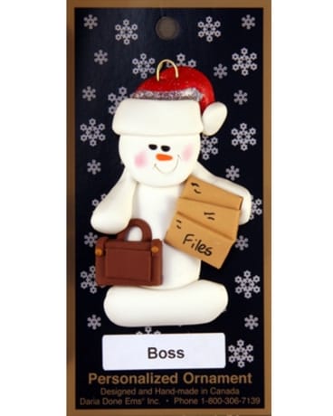 Snow People Boss Ornament Gifts