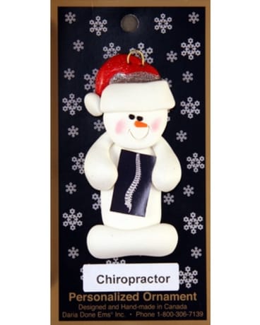 Snow People Chiropractor Ornament Gifts