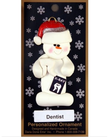 Snow People Dentist Ornament Gifts
