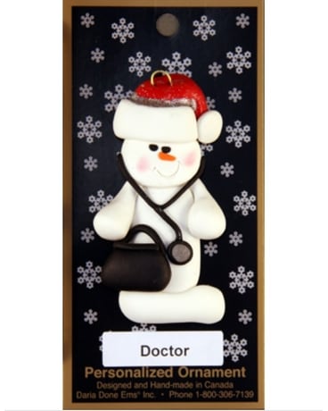 Snow People Doctor Ornament Gifts