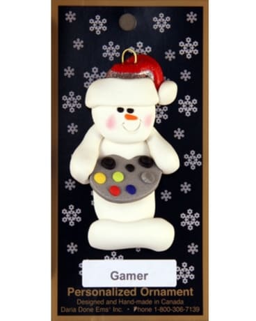 Snow People Gamer Ornament Gifts