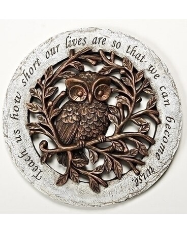 Wise Owl Stepping Stone Gifts