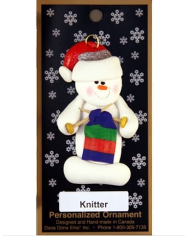 Snow People Knitter Ornament Gifts