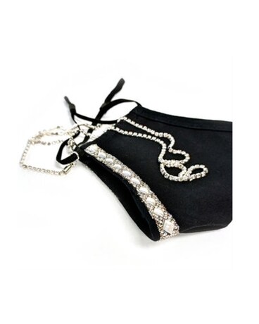 Boutique Collection Mask - Black Pearl Gifts