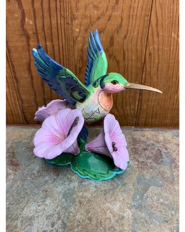Jim Shore Hummingbird on 3 Flowers Gifts