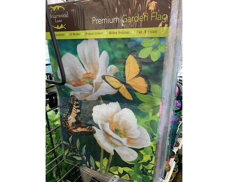 Garden Flag - Butterflies and Flowers Gifts
