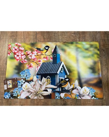 Mat - Blue Birdhouse Gifts