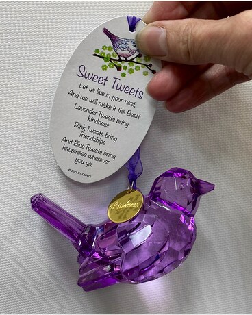 Purple Bird Ornament Gifts