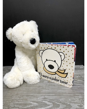 Jellycat Plush Polar Bear and Book Set Gifts