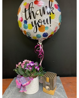 African Violet & Cookies Gift Set Gifts