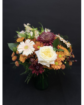 Pumpkin Spice Flower Arrangement