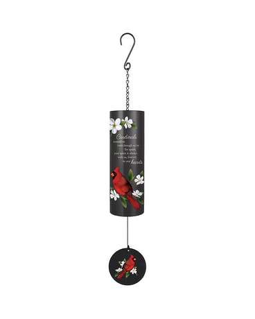 63777 - Cardinals cylinder windchime 36
