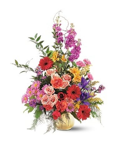 Colorful Comfort Arrangement Flower Arrangement