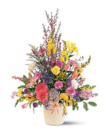 spring hope arrangement in fond du lac wi haentze floral co haentzes floral