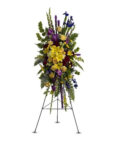 In Loving Memory Spray Flower Arrangement