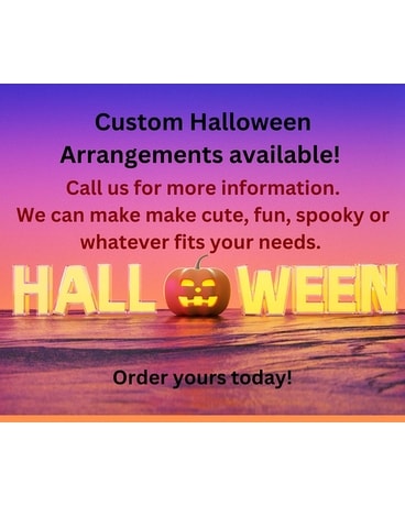 Small Halloween Arrangement Flower Arrangement