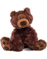 18" Chocolate Brown size,  inches height and  inches wide.