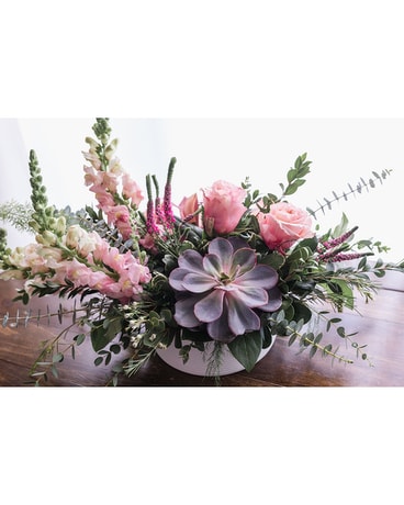 Pink Parisienne Garden Flower Arrangement