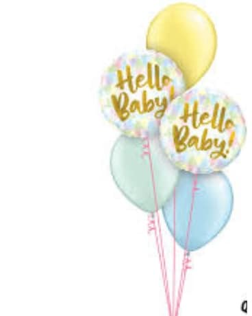 2 Mylars, 6 Latex Balloon Bundle Gifts