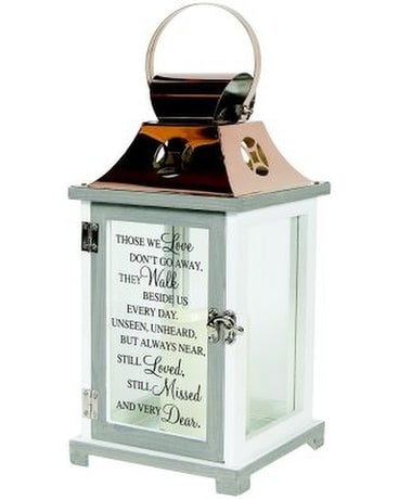 Walk Beside Us Memorial Lantern Gifts