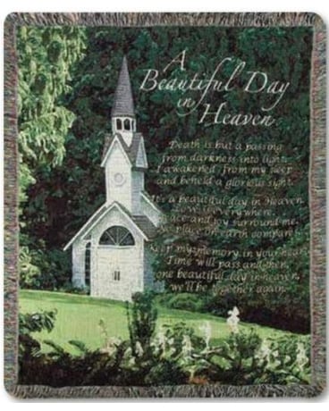 A Beautiful Day in Heaven Afghan Gifts